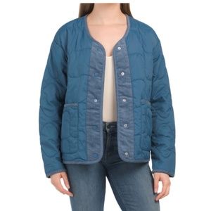 New Bernie Quilted Corduroy Trim Jacket